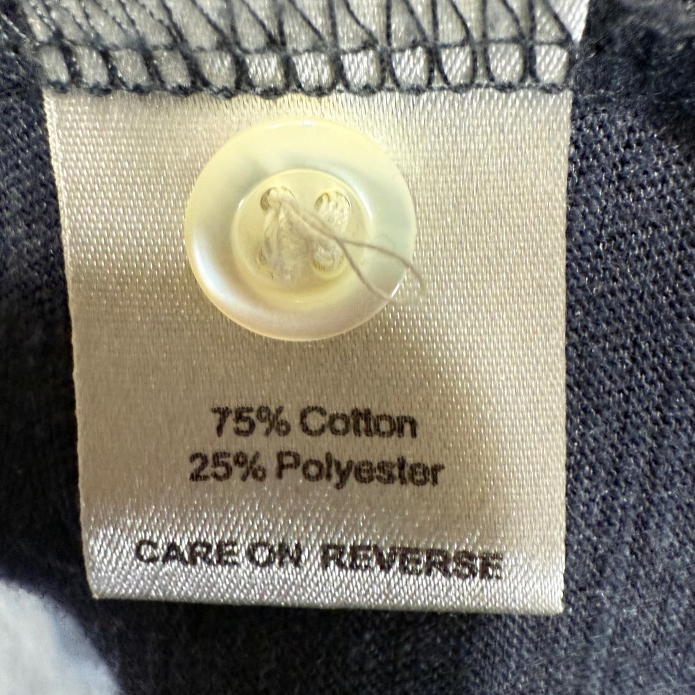 Billy Reid Polo Shirt‎ Mens Large Gray Short Sleeve Casual Soft Knit Golf Preppy - Picture 3 of 7